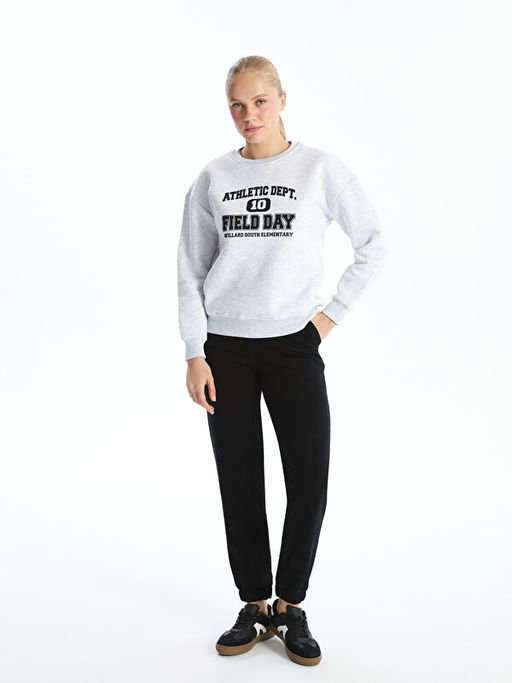 Bisiklet Yaka Kad?n Sweatshirt