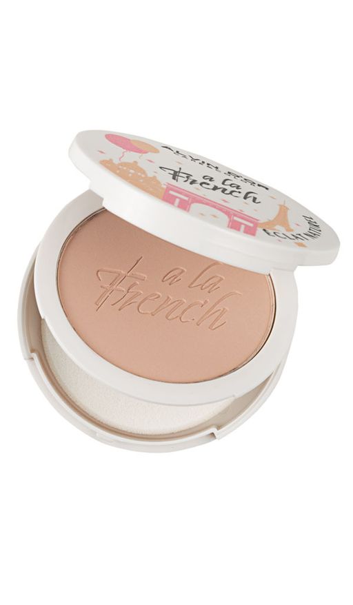 .Alvin Dor A LA FRENCH ALF-03 Пудра тон 04 Sand компактная фиксирующая Eclat Naturel 10g