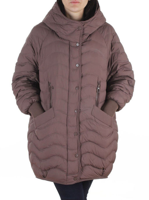 H-8912 BROWN Куртка пуховая женская