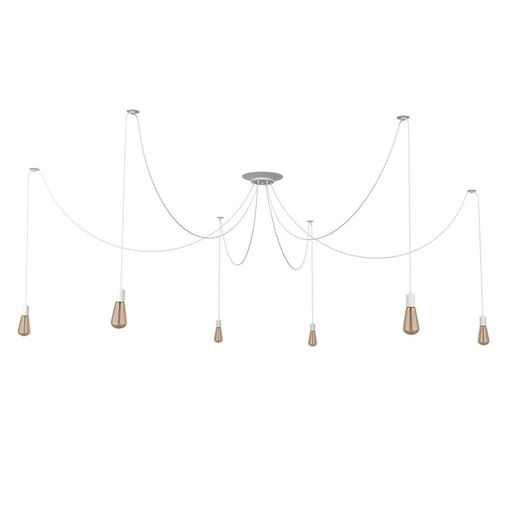 Светильник BayerLux «Паук», 6×40 Вт, E27, белый