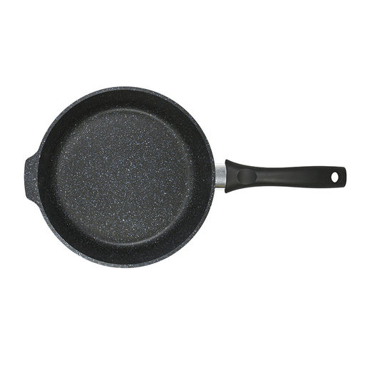 ЛА_АП_GRANIT (black) Сковорода глубокая 240мм с ручкой, , арт. сггч240а