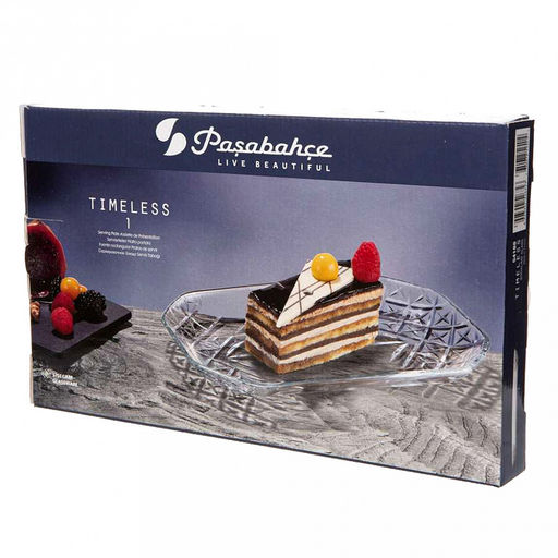 Timeless Блюдо стеклянное 30х18х3,5см, цветная коробка, Pasabahce (Турция) - Домашняя мода фото 5