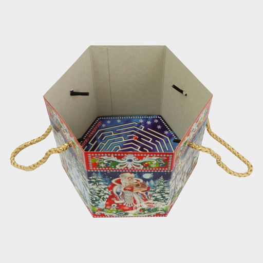 Цена за 10 шт. Подарочная коробка На Катке 18 x 18 x 14 см - Simaland фото 9