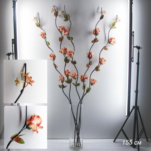 Сухоцвет набор 5 штук 155 см Роза бледно-коричневая/ 1810-18 /уп 34/ - Галеонтрейд фото 9