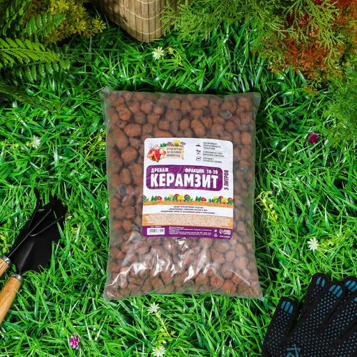 Дренаж Керамзит Рецепты Дедушки Никиты фр 10-20, 5 л  фото 2