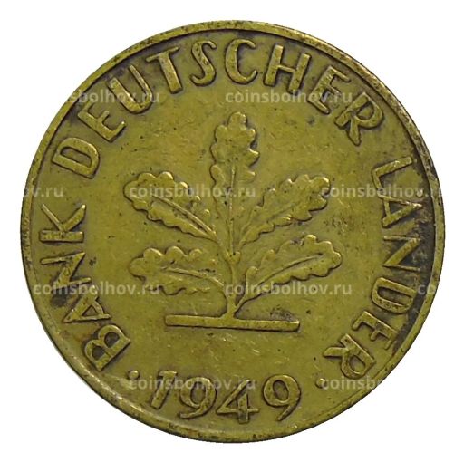 10 пфеннигов 1949 года F Германия