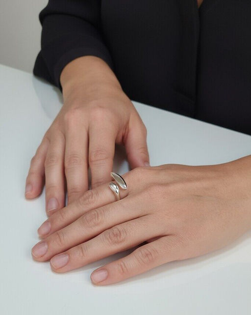 Кольцо с белым серебрением - Vel vett фото 3