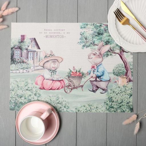 Салфетка на стол Доляна Моменты 40*29см  фото 6