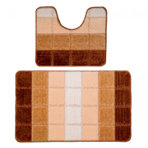 Коврик для в/кComfort Quadro из 1 шт 50х80см 10мм (кремовый) /BANYOLIN/