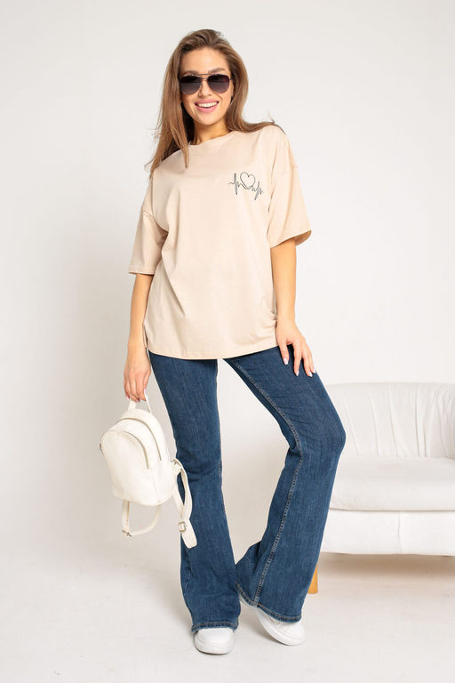 Футболка оверсайз женская с принтом "Ирина"