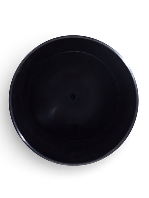 Цена за 2 шт. Ваза для цветов, 3.8 л, d=14 см, h=25.5 см, пластиковая, чёрная