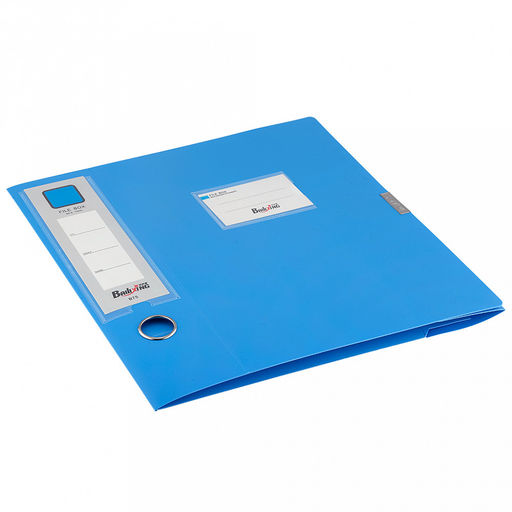 Папка-органайзер (короб) "Архивная" А4 23,4х31,5х7,5см, пластик, на липучке, цвет голубой (Китай)