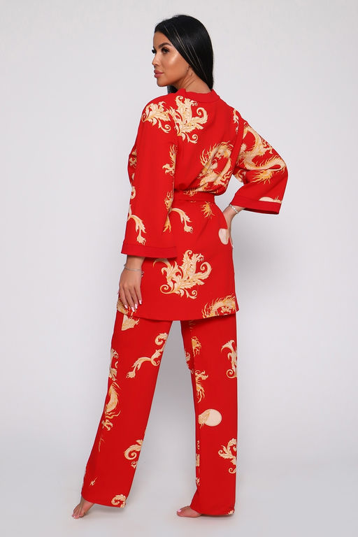 Пеньюар тройка Драконы 929