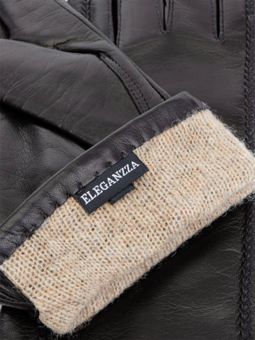 Перчатки женские ш+каш. IS02804-sh black - Eleganzza фото 5