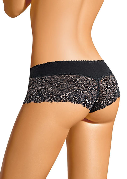 CLE SH993 Трусы жен. Кружево хлопок чёрный - Clever wear фото 2