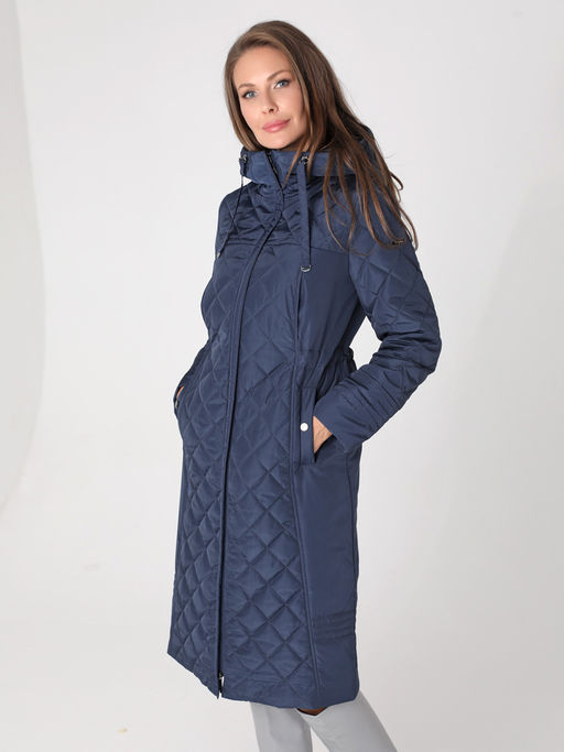 24316 Пальто дем. т.синий - Dizzyway фото 3