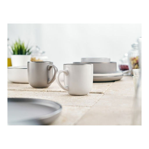 Миска для сервировки (салатник) Walmer Tracy, 1.4 л, цвет серый  фото 3