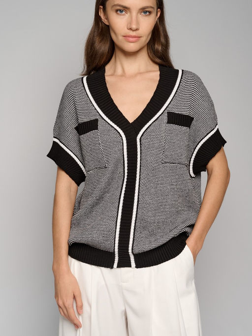 Жилет женский 12521-54020 black/white