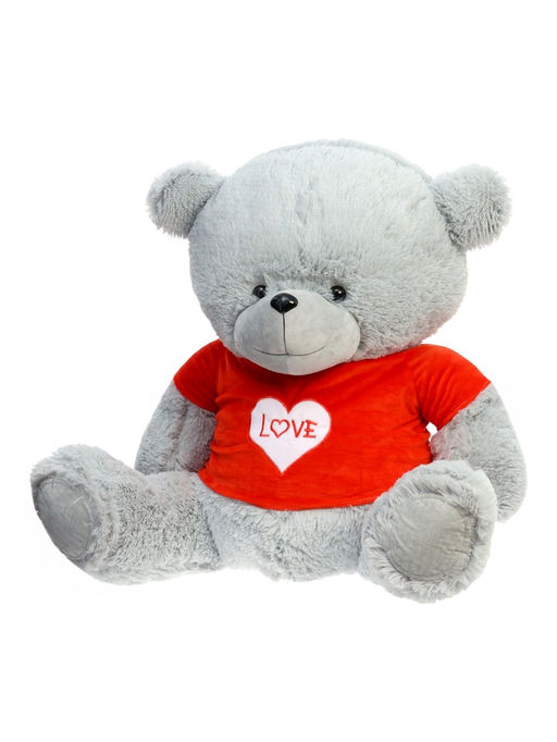 Мягкая игрушка «Медведь Тед в кофте», цвет серый, 65 (120) см