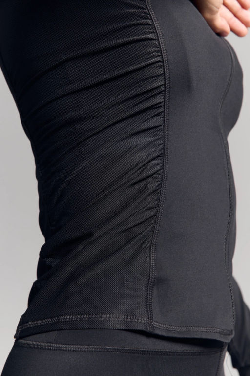 Рашгард Basic Black черный с длинным рукавом