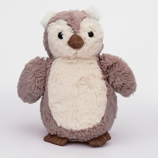 Мягкая игрушка Сова, 20 см, цвет светло-серый - Simaland фото 5
