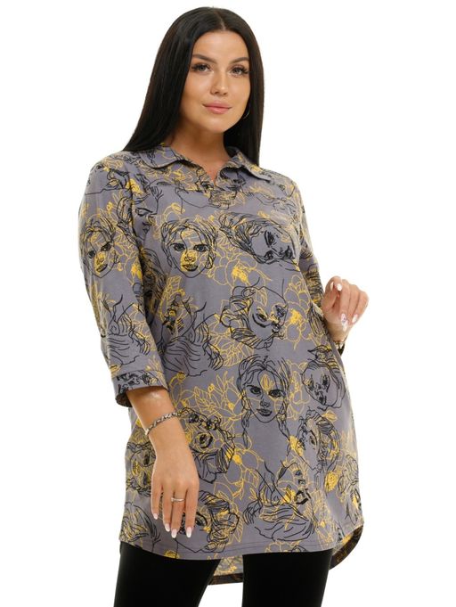 Тэффи туника женская (кофе) - Lovetex фото 7