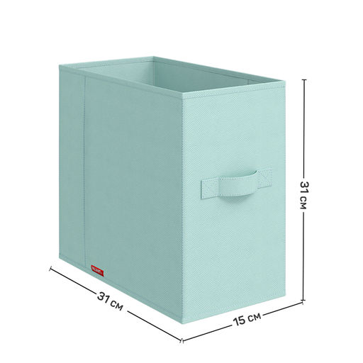 Короба стеллажные, без крышки, 15*31*31 см, набор 4 шт., ПУТЕШАСТИКИ, шт - Valiant фото 2