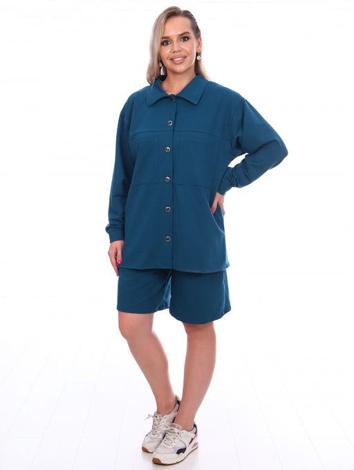 №159 Костюм (тройка) (Петроль) - Итос-плюс фото 2