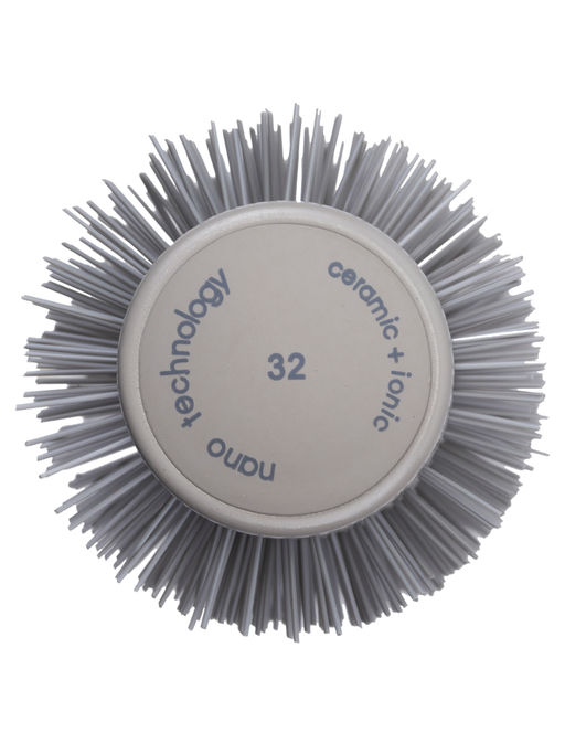 Kristaller Термобрашинг для укладки волос / Ceramic + Ionic TG-X27/32, 32 мм, серый
