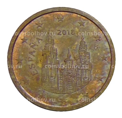 2 евроцента 2018 года Испания