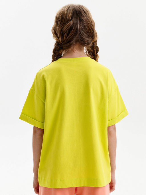 PELICAN, футболка для девочек, Яблочный  фото 2