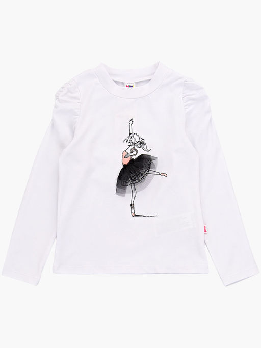 Футболка (лонгслив)	 UD 2718 белый - Mini maxi фото 9