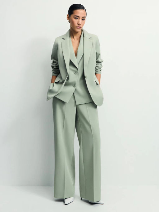 Однобортный жакет прямого кроя / Zarina