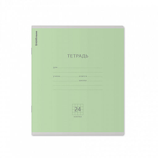 Цена за 160 шт. Тетрадь школьная ученическая ErichKrause Классика желтая, 24 листа, линейка (в плёнке по 10 шт.)  фото 4