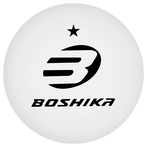 Набор мячей для настольного тенниса BOSHIKA Beginner 1*, d=40+ мм, 6 шт., цвет белый  фото 2