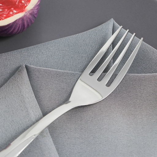 Цена за 12 шт. Вилка столовая Доляна Майя, длина 20 см, толщина 1.2 мм, нержавеющая сталь, серебристая фото 2