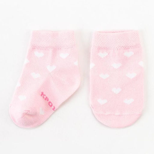 Носки для девочки «Крошка Я. Зайчонок», 2 пары, розовые, серые, 10-12 см