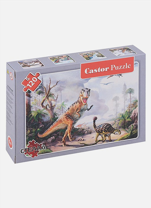 Castorland. Пазл 120 MINI арт.A-12022-D/A-PUM120-CM "Динозавры"