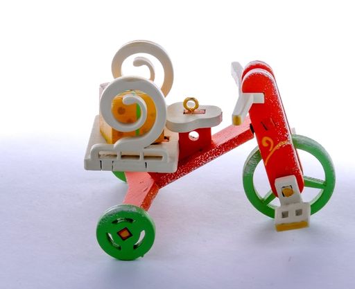 Елочная игрушка - Детский велосипед с багажником 410-3 Twirl - Idh фото 4