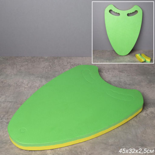 Доска для плавания Woohooo Swim Glide / зеленый-желтый / WS46-GR / уп50