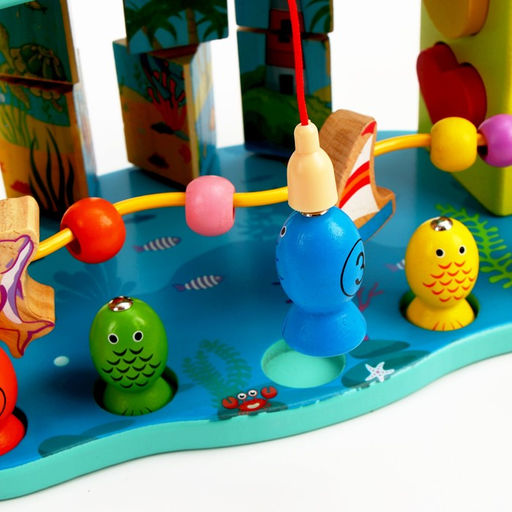 Бизиборд Море, стучалка, рыбалка и серпантинка, 16?26?13.5 см - Simaland фото 6