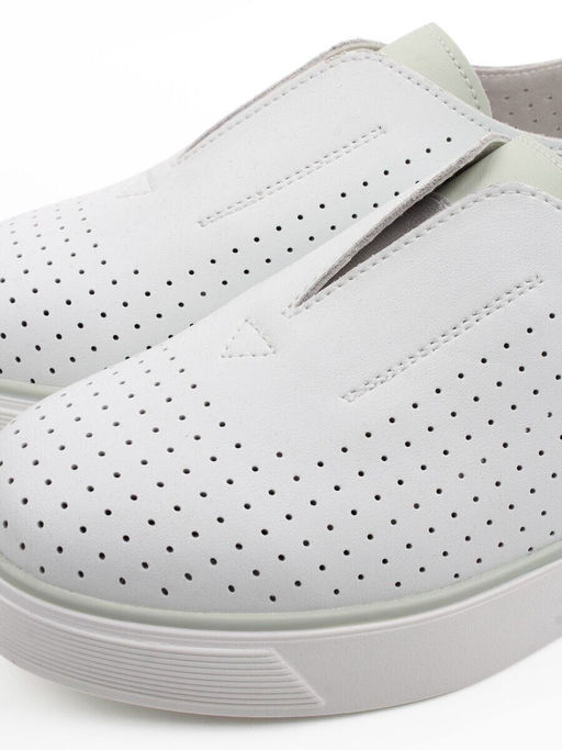 06-YE297-1 WHITE/OLIVE Туфли летние женские (натуральная кожа)