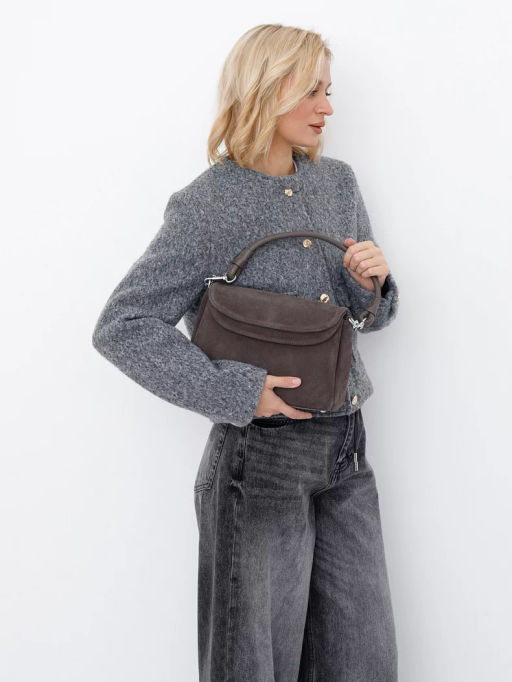 Сумка 0037VG gray Vitelli Grassi