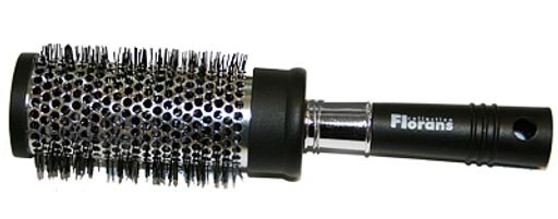 Расческа "FLORANS" Термическая 9808-BE, d-42. Чёрная (12)