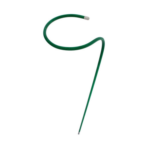 Цена за 2 шт. Кустодержатель для цветов, d=30 см, h=120(5) см, ножка d=1 см, металл, зелёный - Simaland фото 3