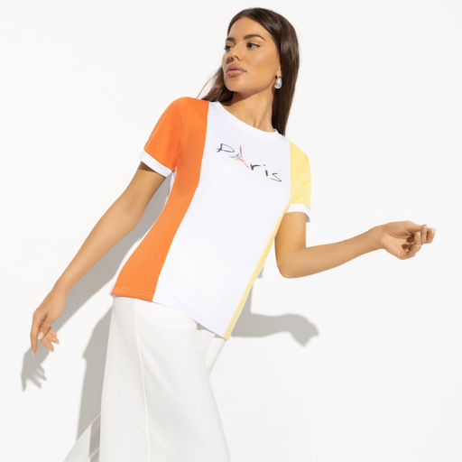 Футболка комбинированная Я так хочу - Charutti фото 4