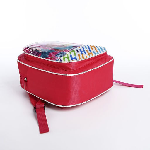 Рюкзак детский на молнии, цвет розовый - Simaland фото 3