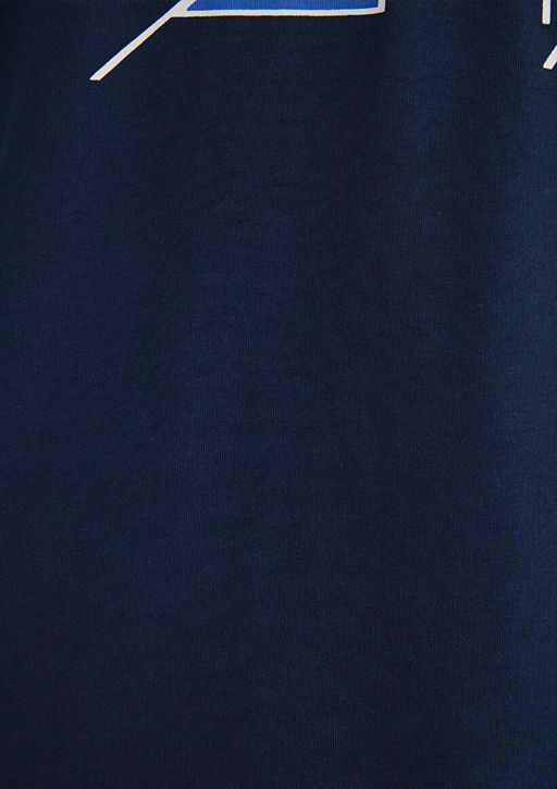 M Logo Bask?l? Lacivert Tisort - Mavi фото 7