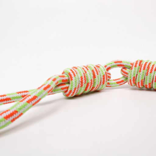 Игрушка тренировочная канатная Бесконечность, 48 см, до 130 г, микс цветов - Пижон фото 3