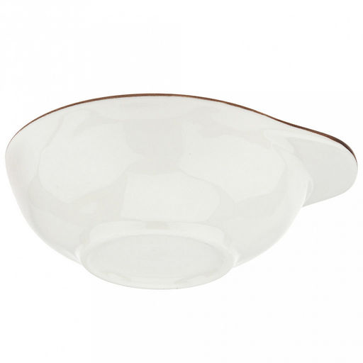 "Классика" Салатник фарфоровый 180мл, 12,7х10,7х4см, с деколью, отводка (Китай)